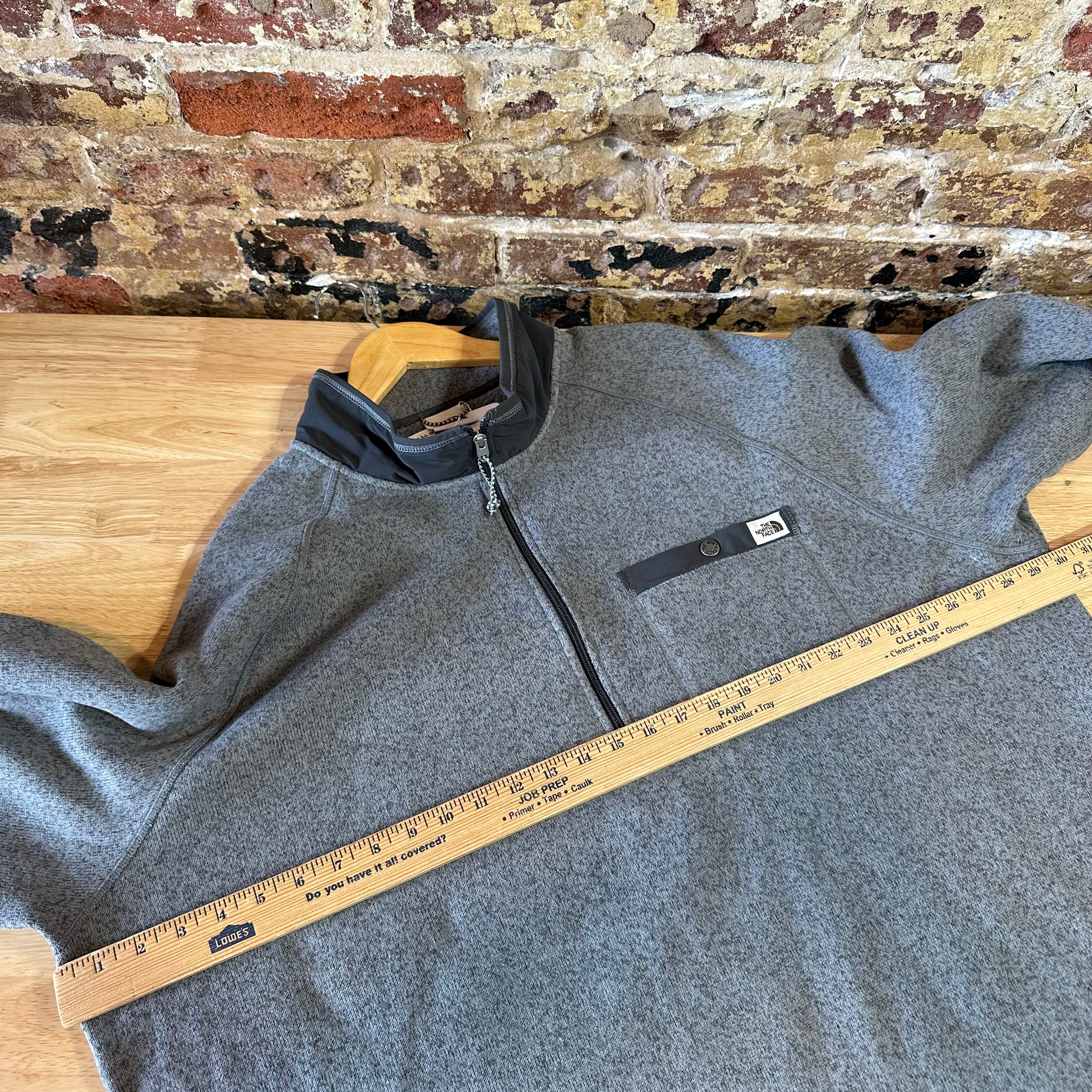 The North Face Pullover 1/4 Zip Mens 3XL Gray Fleece Better Sweater Long Sleeve