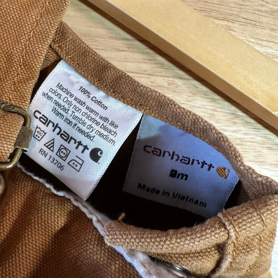 Carhartt Brown Bibs Boys 9M