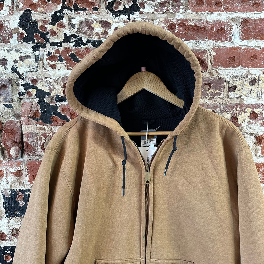 Carhartt J149 Brown Men's Small Zip Hoodie