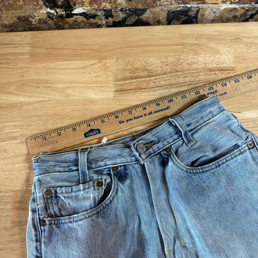 Levi's Cut Off Denim Jean Shorts Womens 26 Distressed