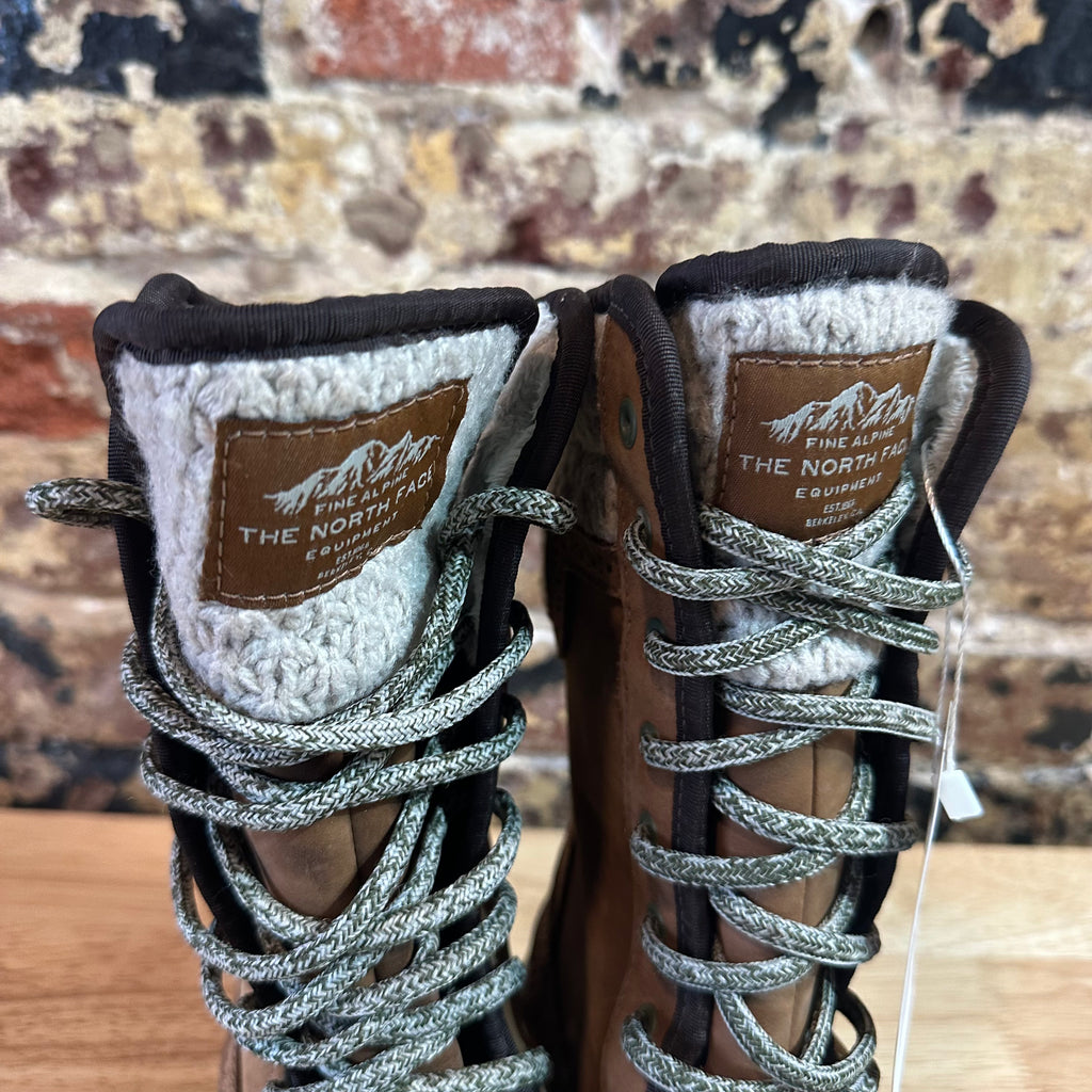 The North Face Shellista II Tall Winter Boots Beige NF00CVX2 Women Size 8