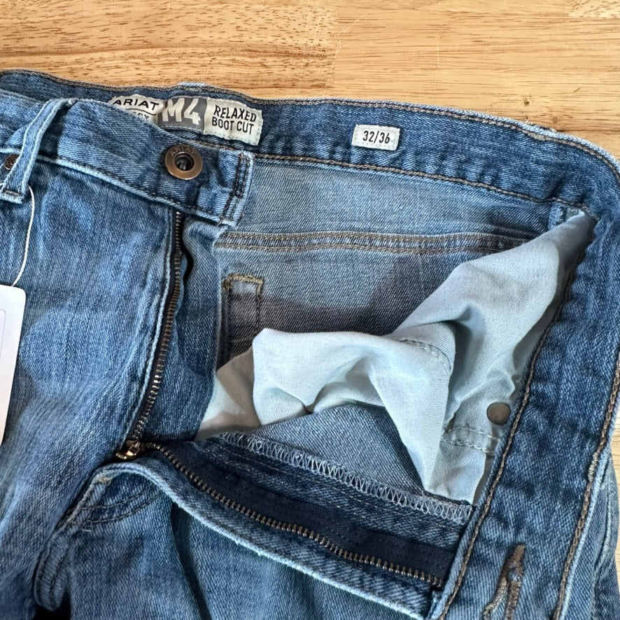 Ariat Mens 32x36 Blue Jeans