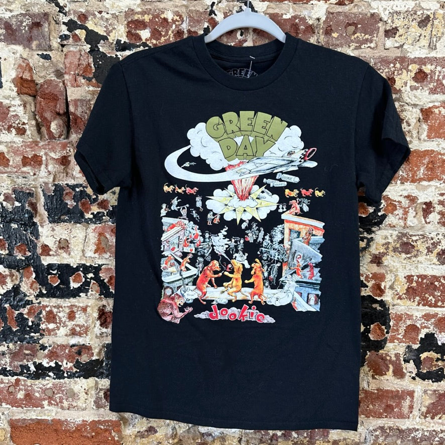 Green Day Small S/S Black T-Shirt