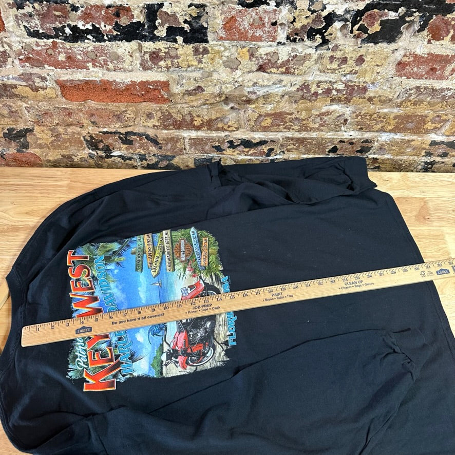 Harley Davidson Men's 3XL Long Sleeve Black T-Shirt NEW