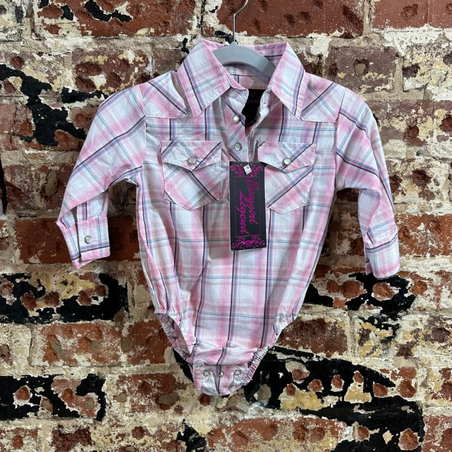 Cowboy Legand Baby Girls Western Onsie 9M