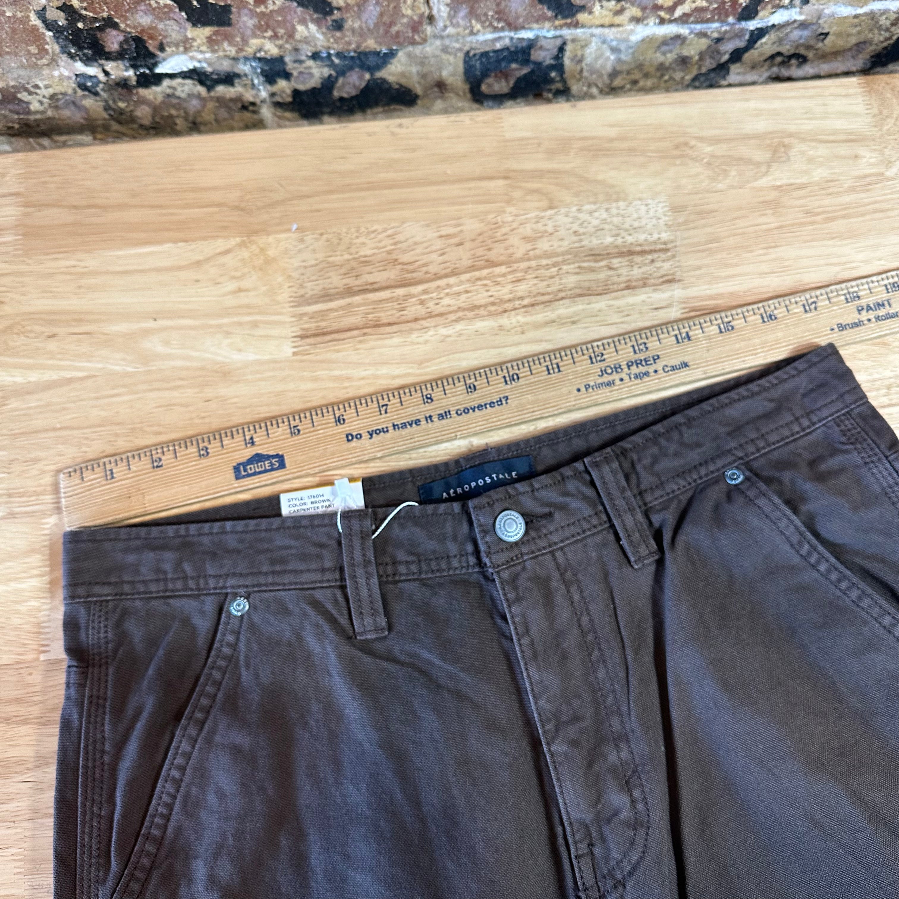 Aerostaple Mens Medium Brown Pants NEW