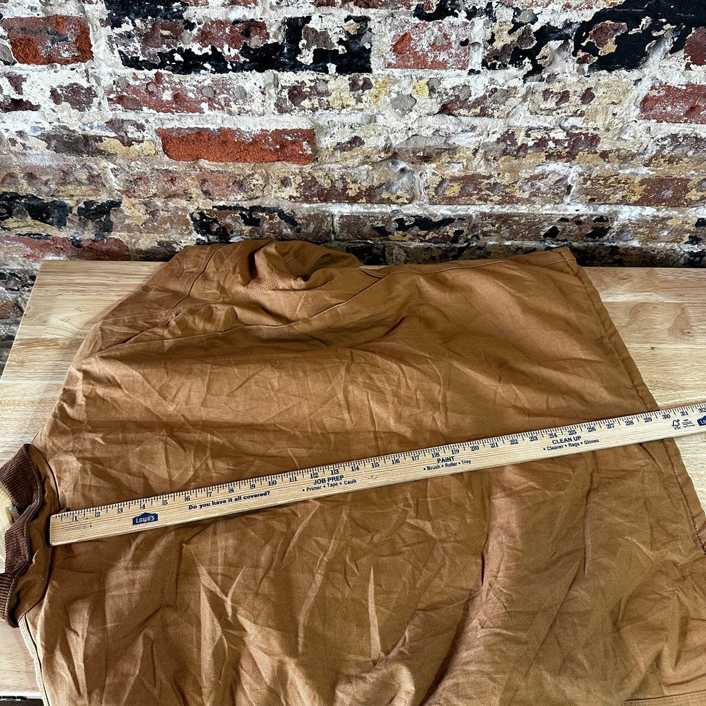 Big Smith Jacket Workwear Full Zip Men’s Sz XL Brown Canvas Heavy Insulated