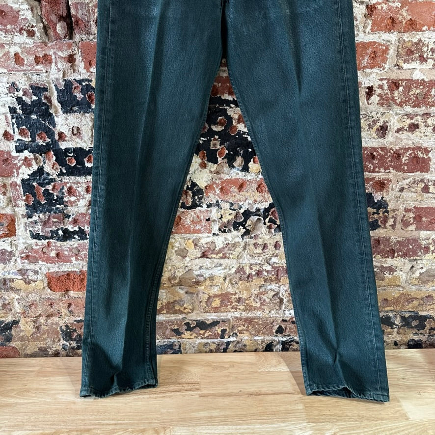 VTG Levis 501 Mens 29x34 Green Jeans