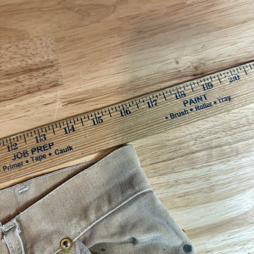 VTG 2005 Carhartt 62W Brown Mens 34x32 Double Knee Pants
