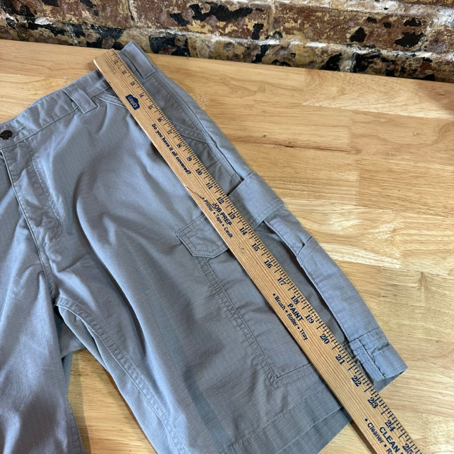 Carhartt Mens 36 Cargo Gray Shorts