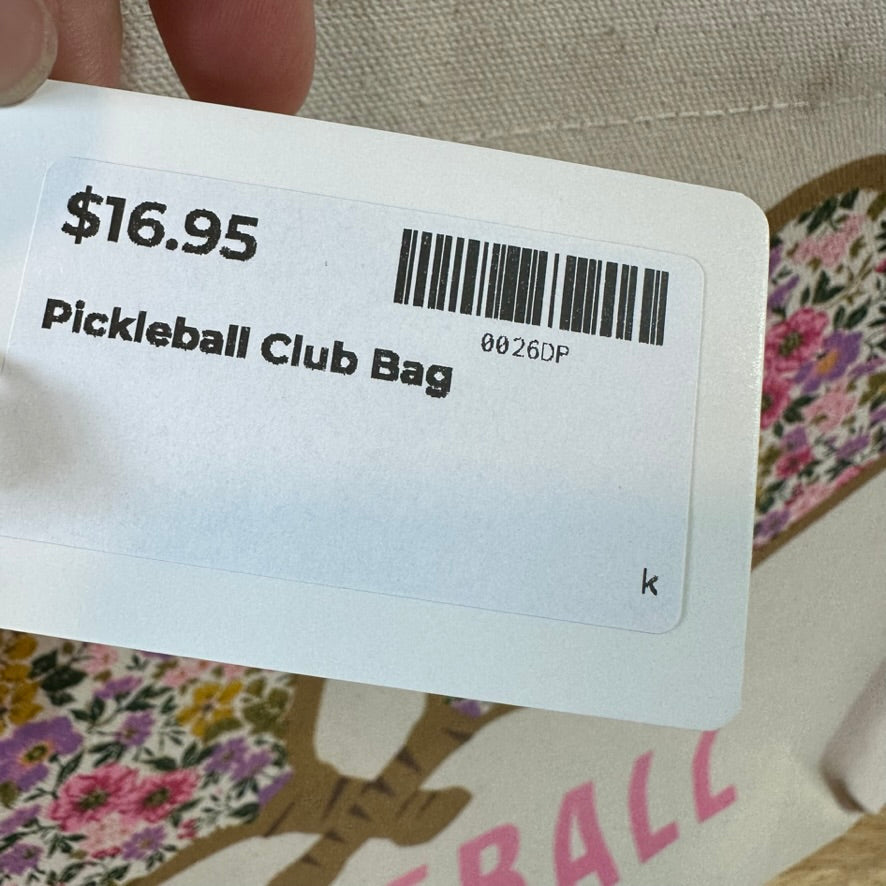 Pickleball tote bag