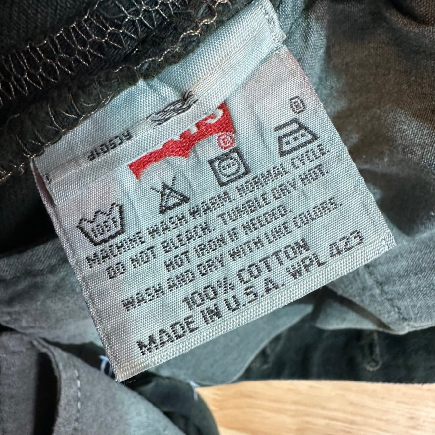 VTG Levis 501 Mens 29x34 Green Jeans