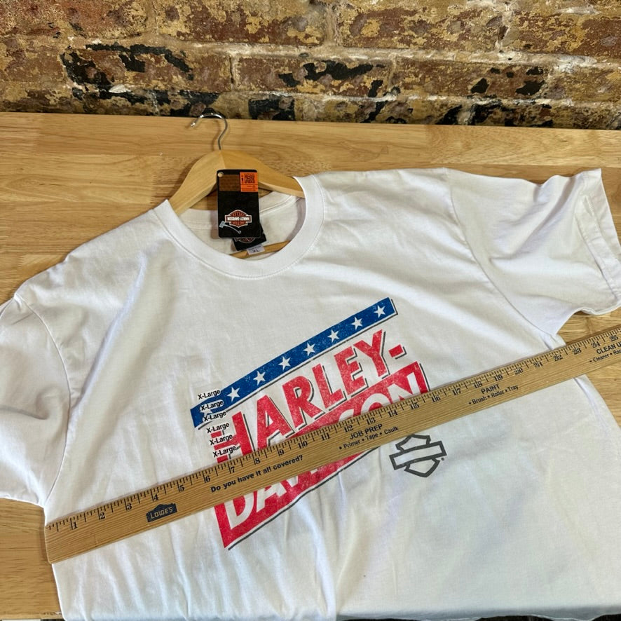 Harley Davidson Men's XL Short Sleeve White T-Shirt NEW