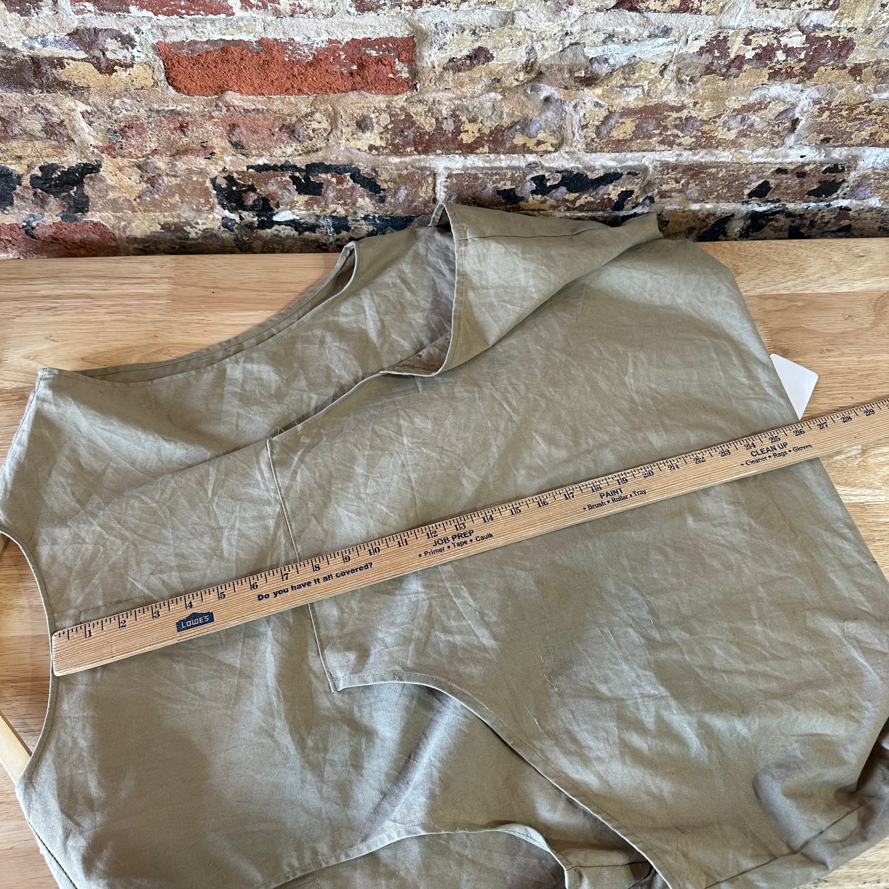 Vintage Bob Allen Shooting Vest Upland Field Hunting Leather Padded Game Bag XL