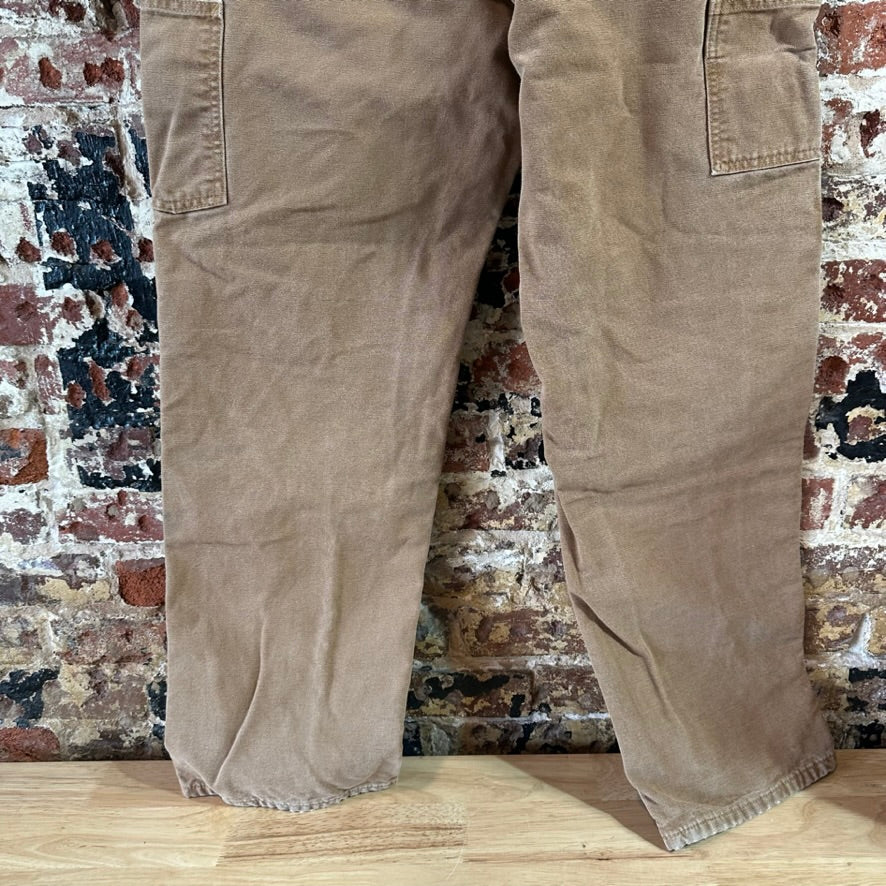 Carhartt B111 Brown Mens 32x32 Lined Pants