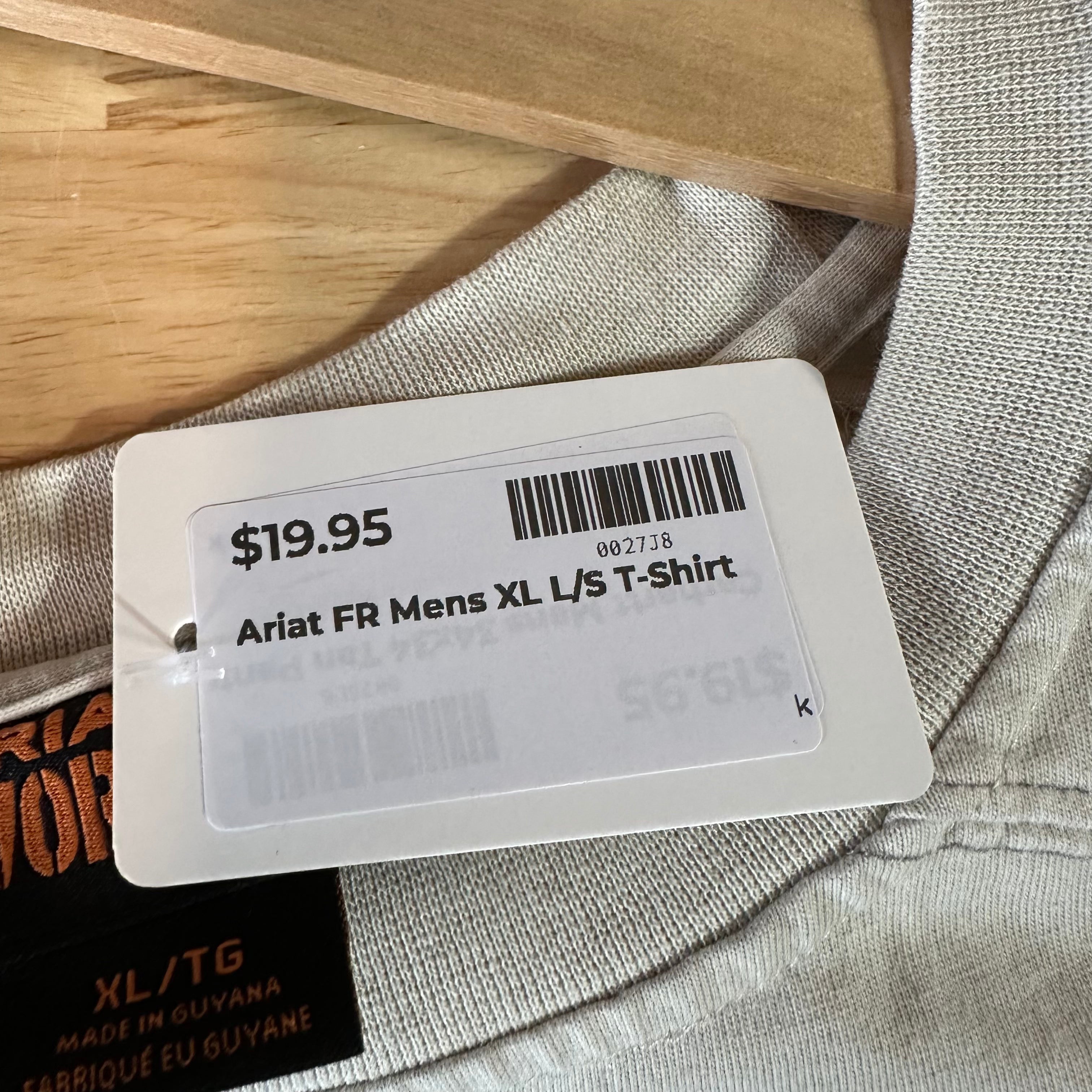 Ariat FR Mens XL Tan T-Shirt