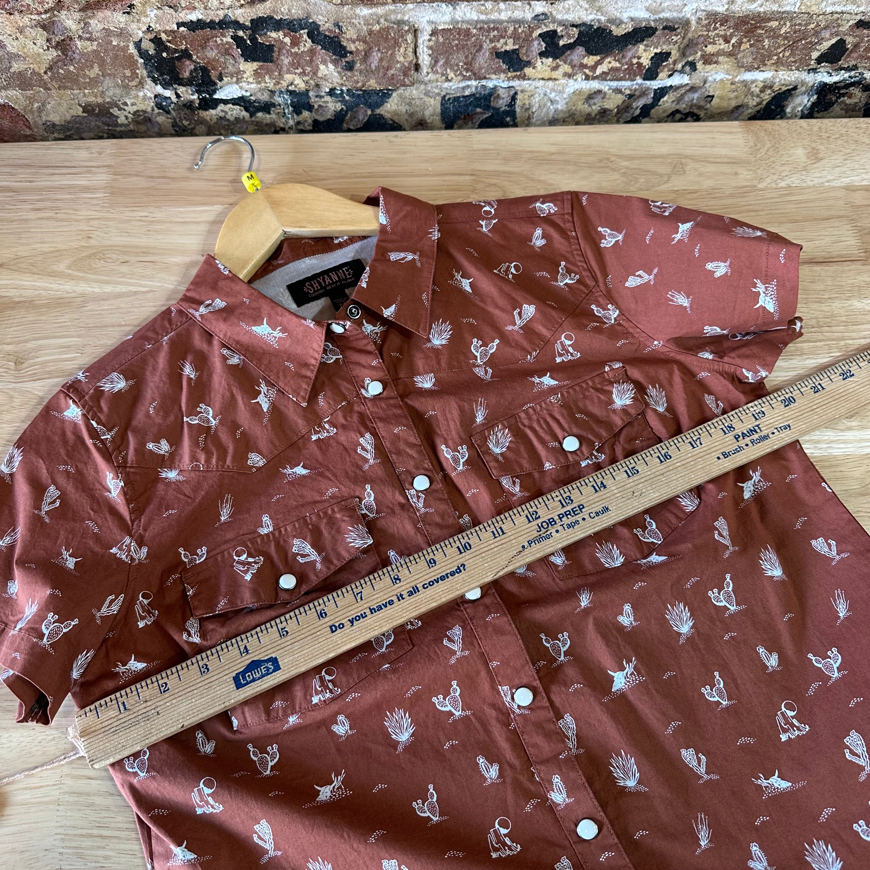 Syanne Womens Medium Western Shirt NEW