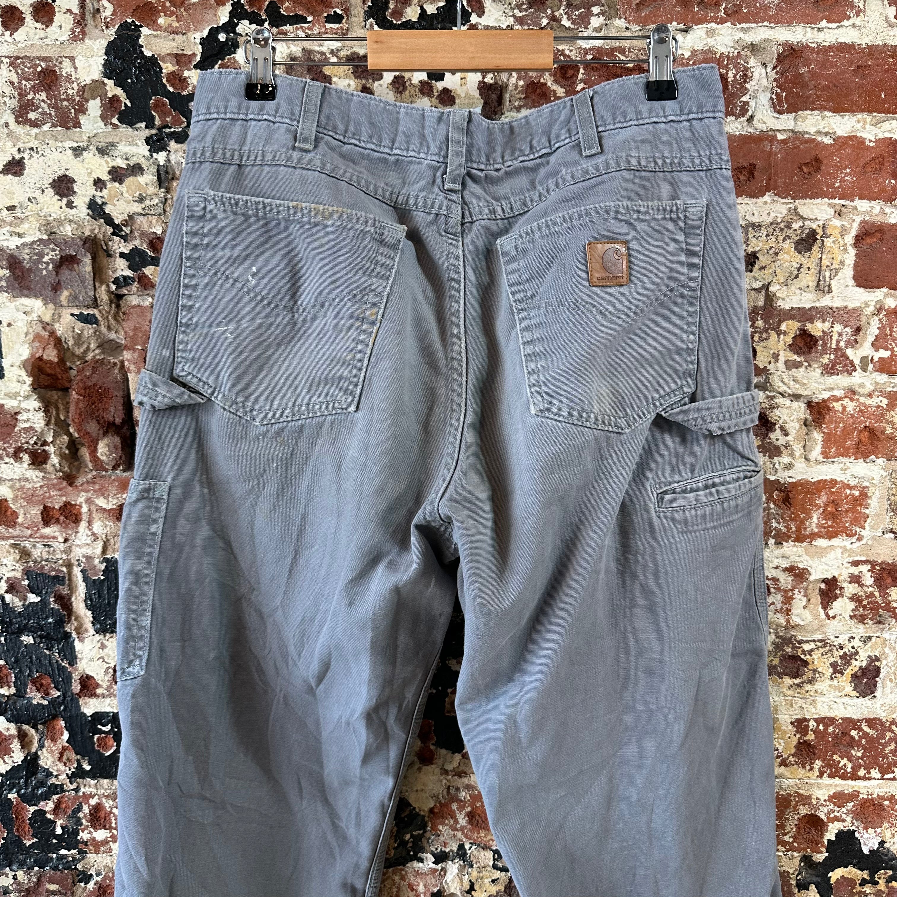 Carhartt Mens 34x34 Gray Pants