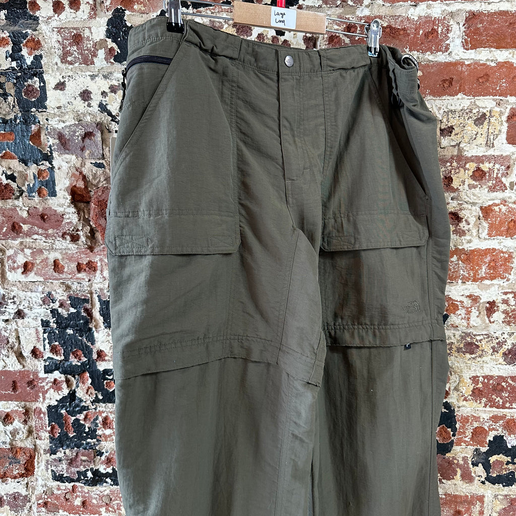 North Face Mens Large Long Green Pants