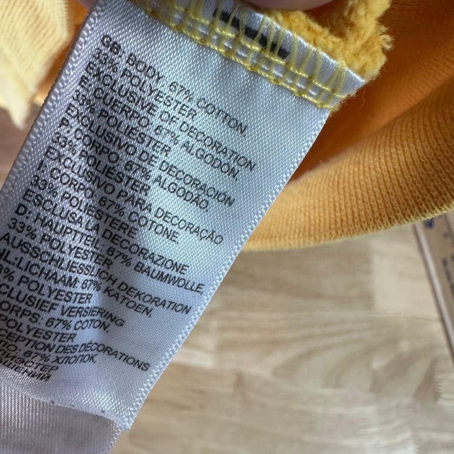 The North Face Men's 2XL Yellow Logo Hoodie Sierra Nevada