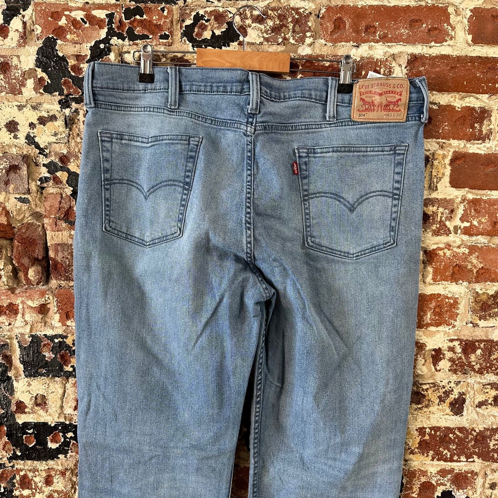 Levis 514 Mens 42x30 Blue Jeans