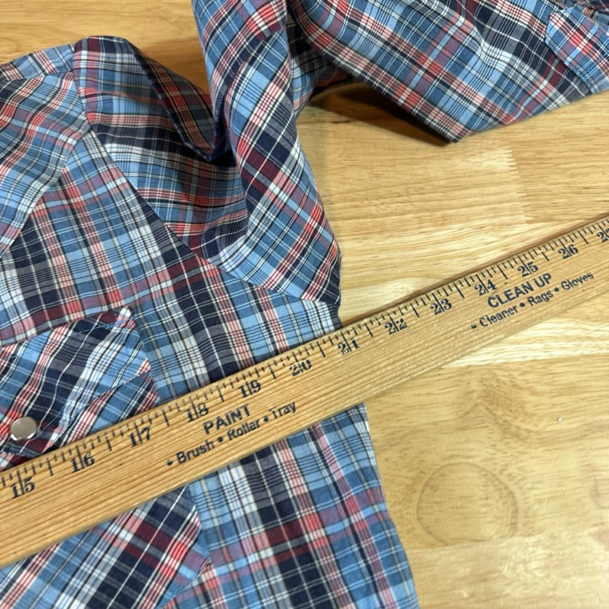 VTG ATB Men's Small/Medium Blue Western Shirt
