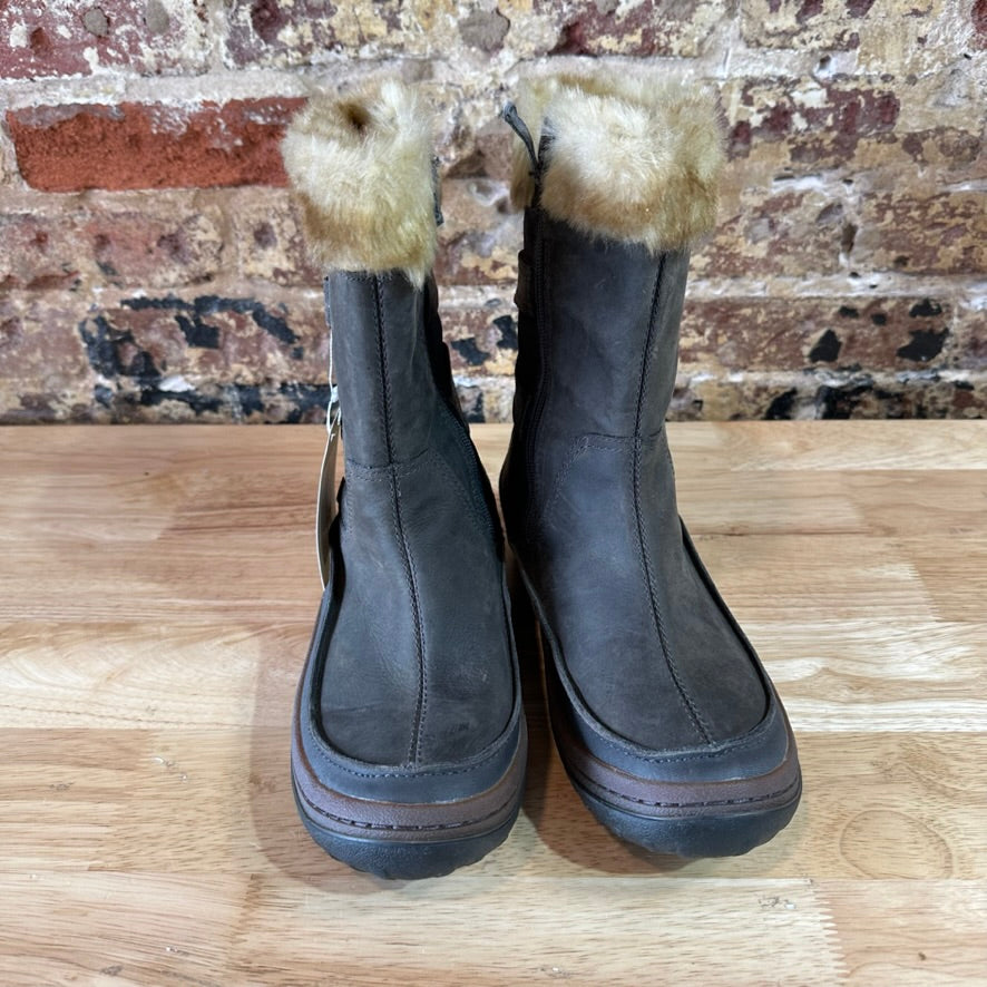 Merrell Decora Chant Black Womens 9 Waterproof Leather Insulated Winter Boots