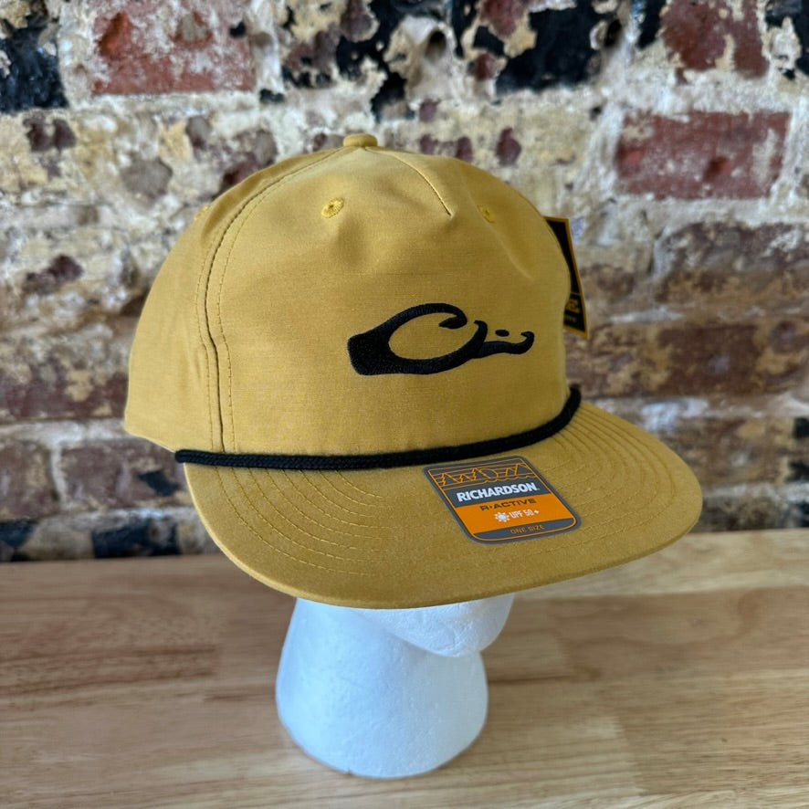 Drake Waterfowl Logo Rope Hat Snap Back Hat Yellow New