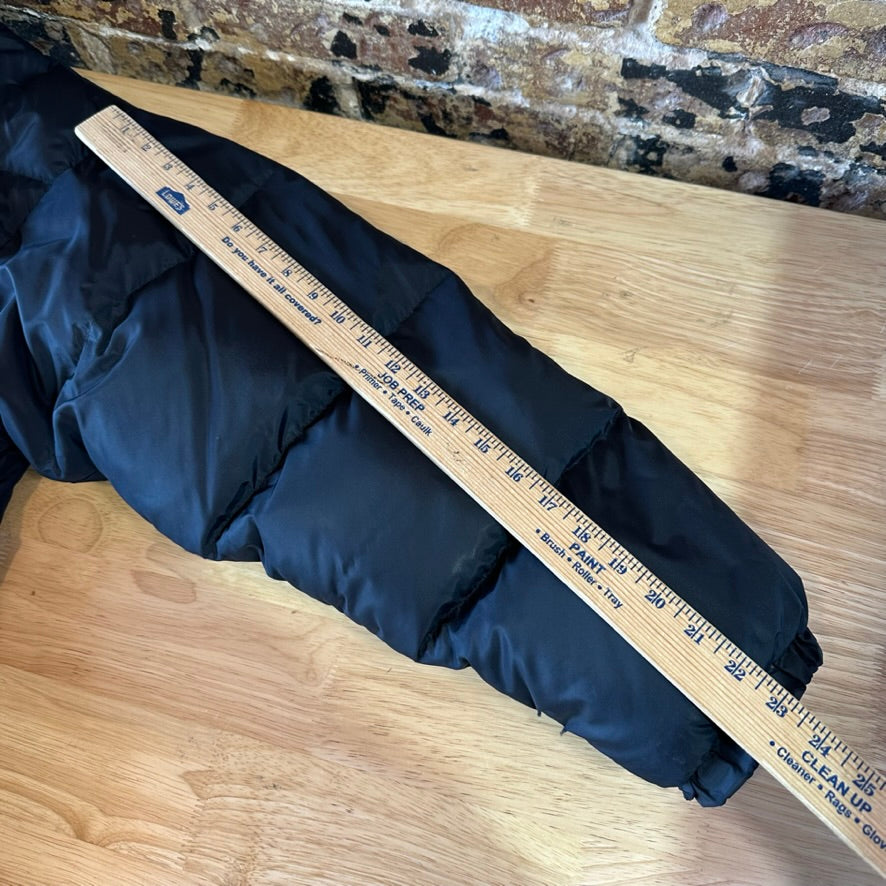 Columbia Men's Duck Down Puffer Jacket Black Full Zip