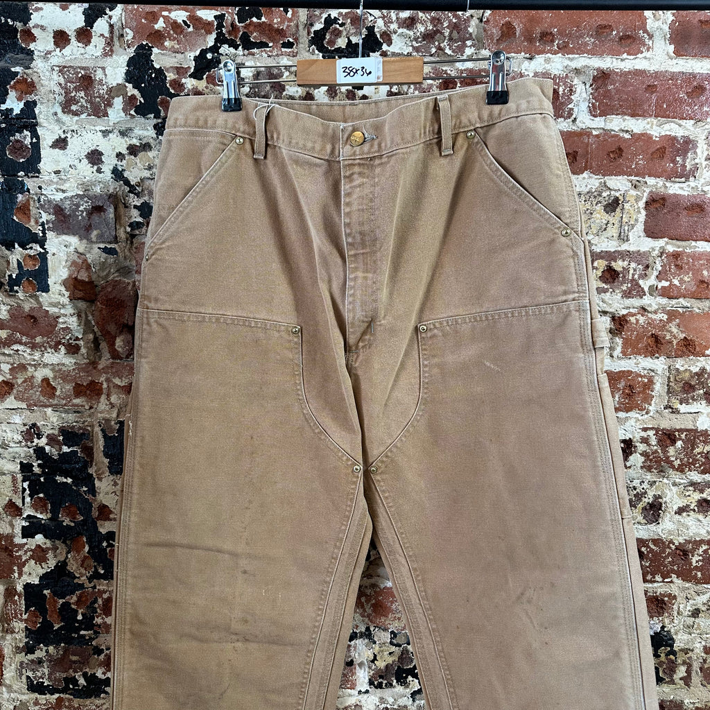 VTG Carhartt B01 BRN Mens 38x36 Double Knee Pants
