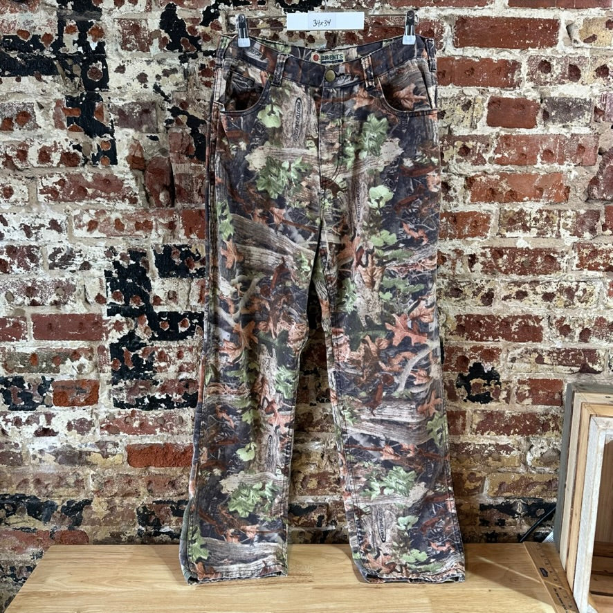 Brents Mens 34x34 Camo Jeans