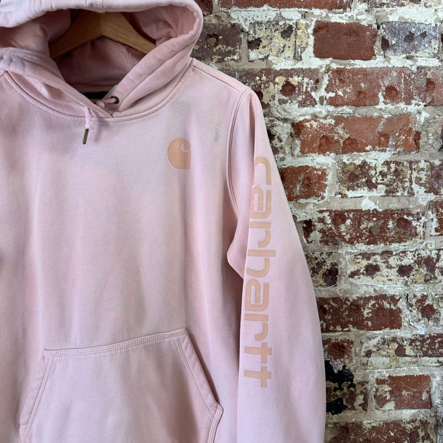 Carhartt Pink Hoodie Womens Large