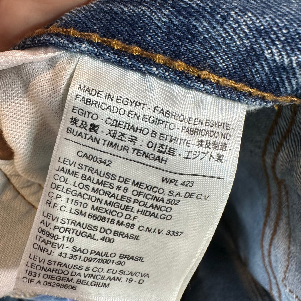 Levi's 501 Mens 36x34 Blue Jeans
