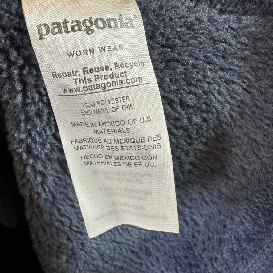 Patagonia Blue Snap Fleece Womens Large