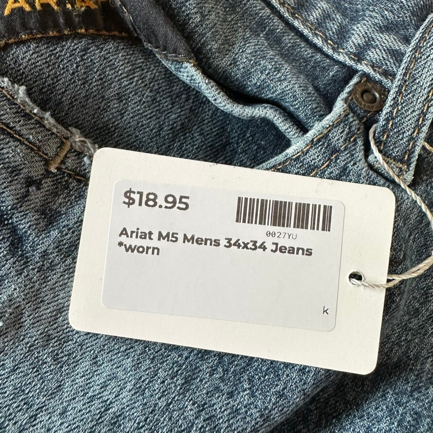 Ariat M5 Mens 34x34 Jeans