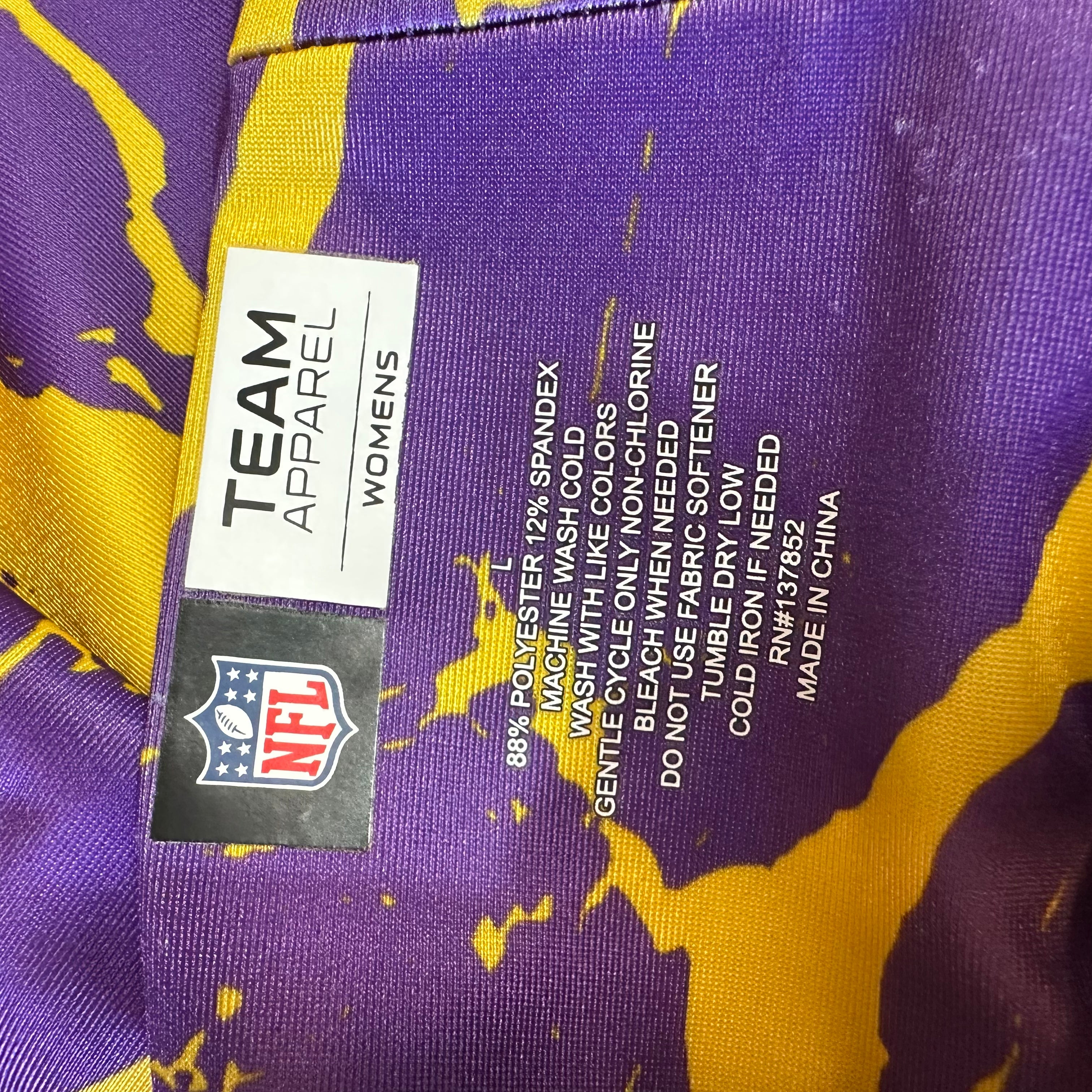 Vikings Womens Large Leggings