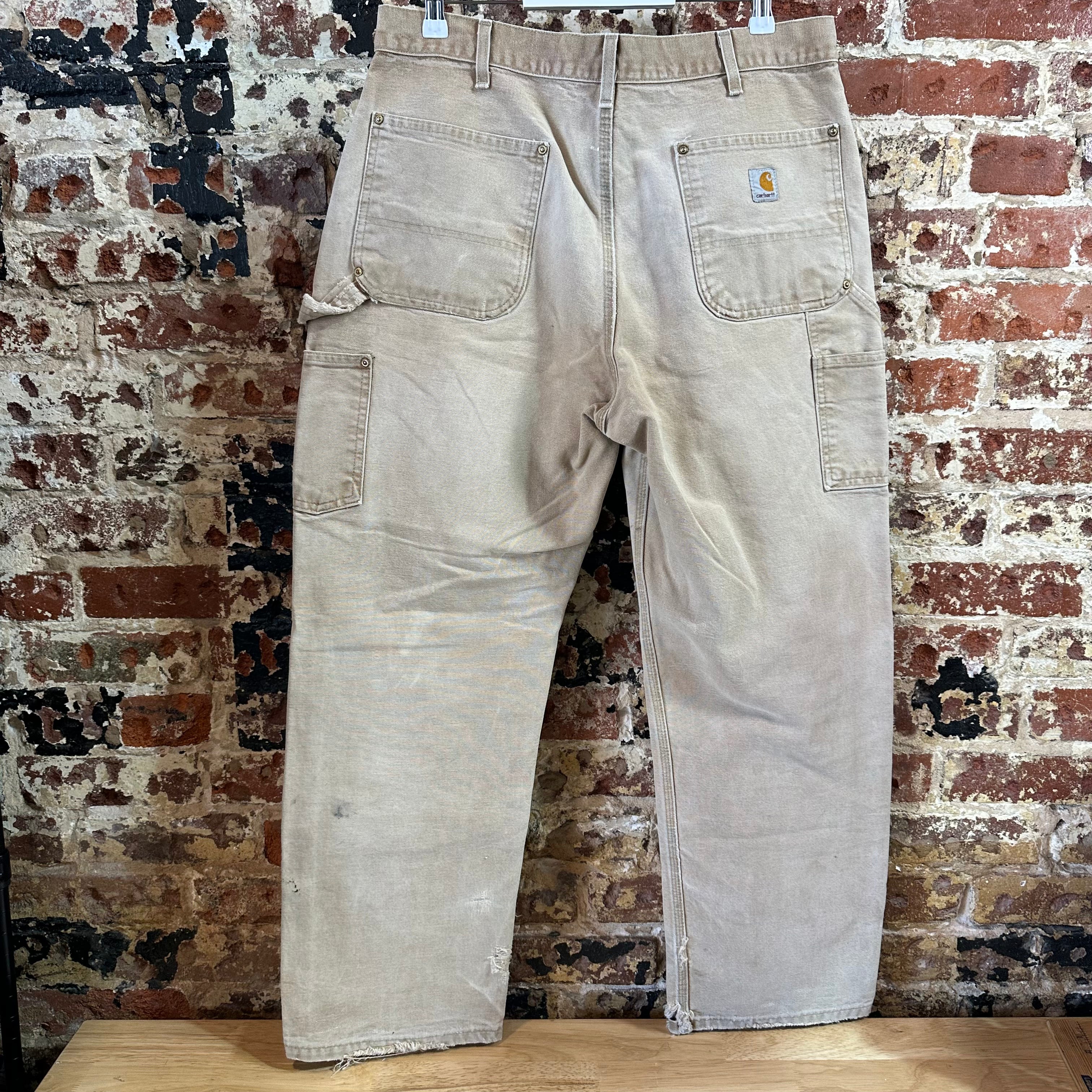 Carhartt B01 BRN Mens 36x30 Double Knee Pants
