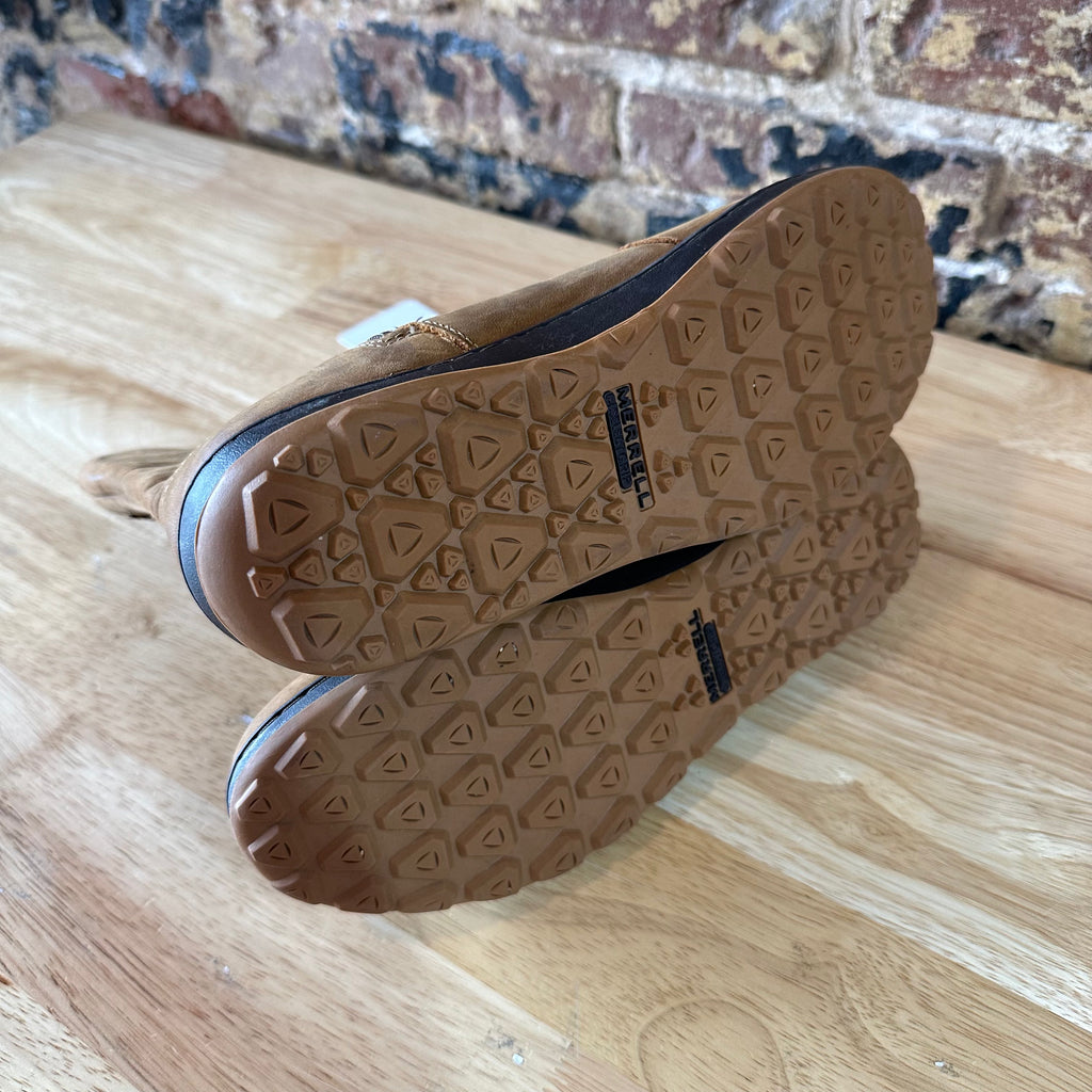 Merrell Ashland Vee Mid Boots Leather Brown Womens Waterproof Size 8