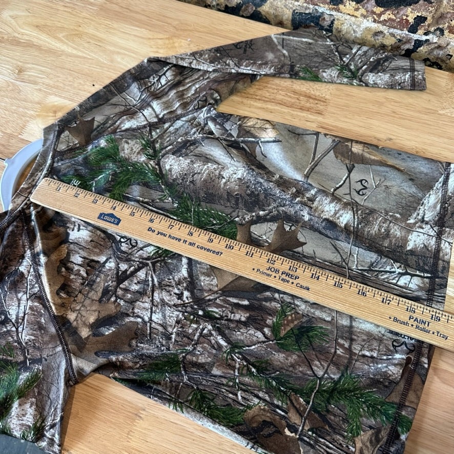 Carhartt Force Long Sleeve Camo Shirt Boys Size 7 Hunting Camouflage