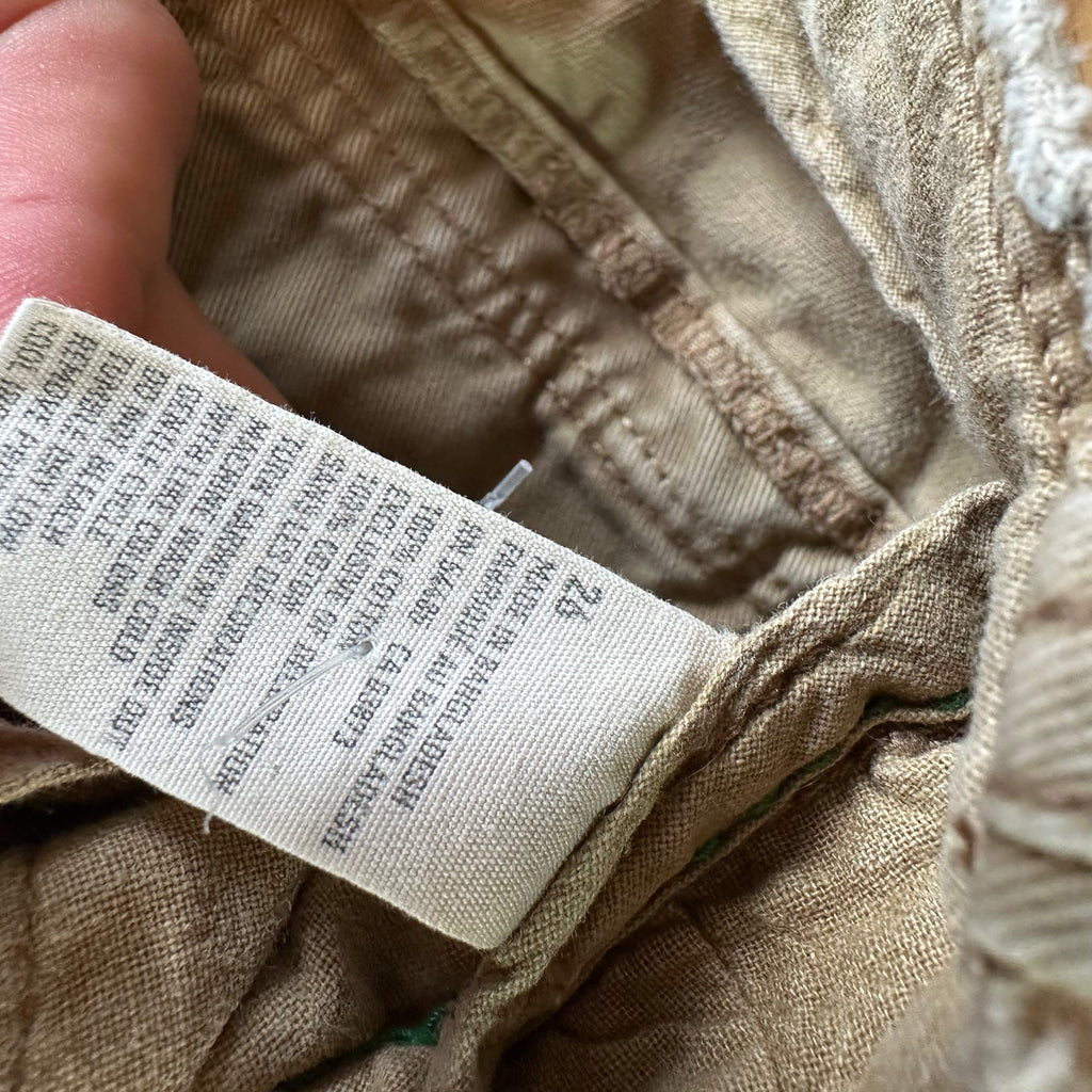 American Eagle Outfitters Classic Cargo Shorts Mens 26 Tan 10.5" inseam