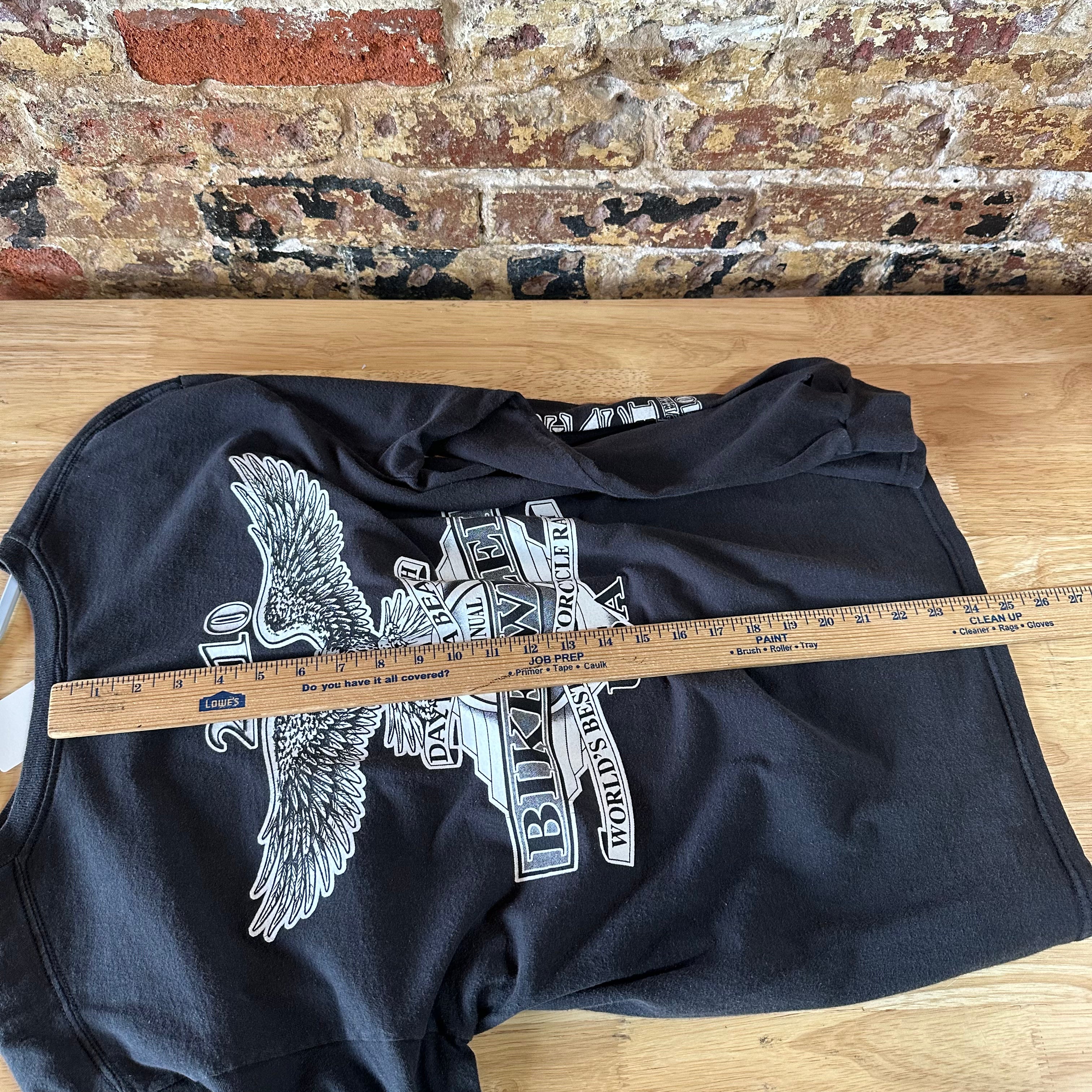 Daytona Large Black L/S T-Shirt