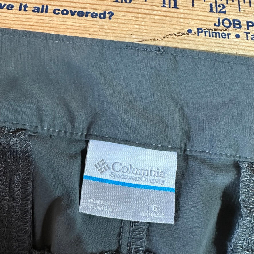 Columbia Womens 16 Gray Pants