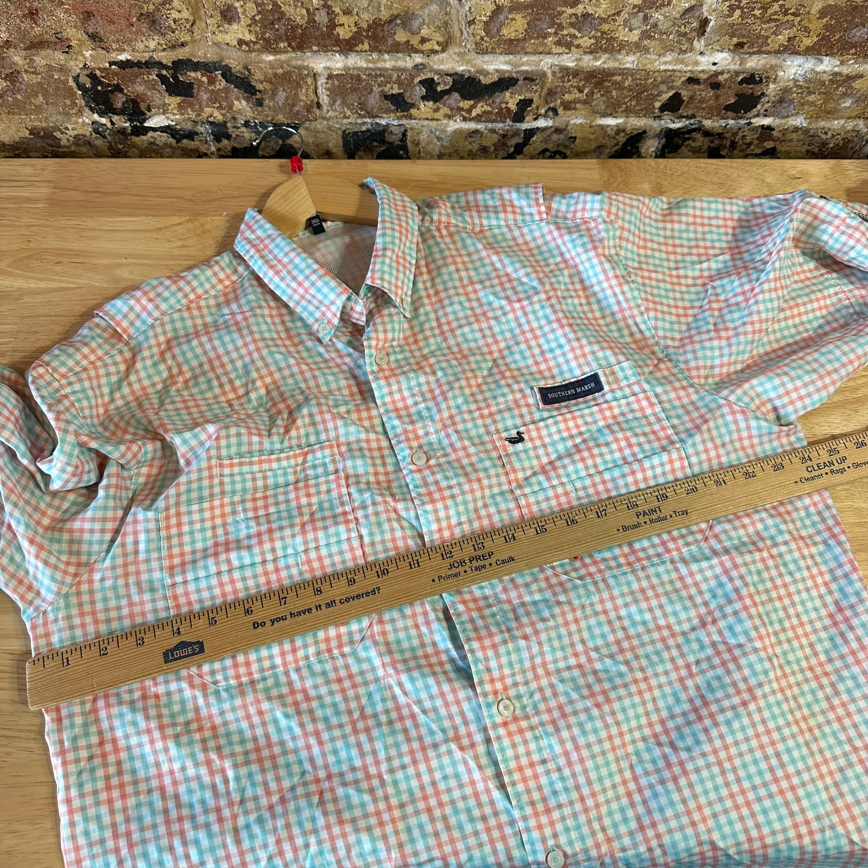 Southern Marsh Shirt Mens Large Long Sleeve Outdoor Button Up Vented