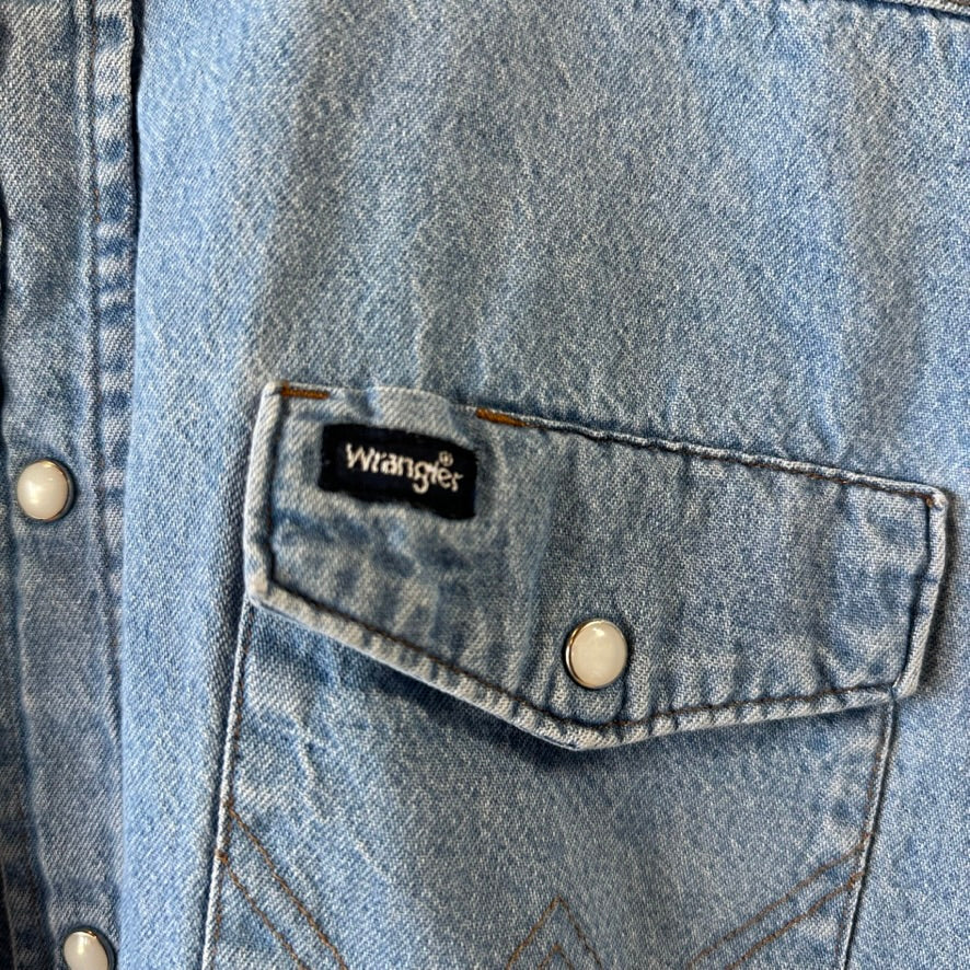 Wrangler Mens Large Button Up