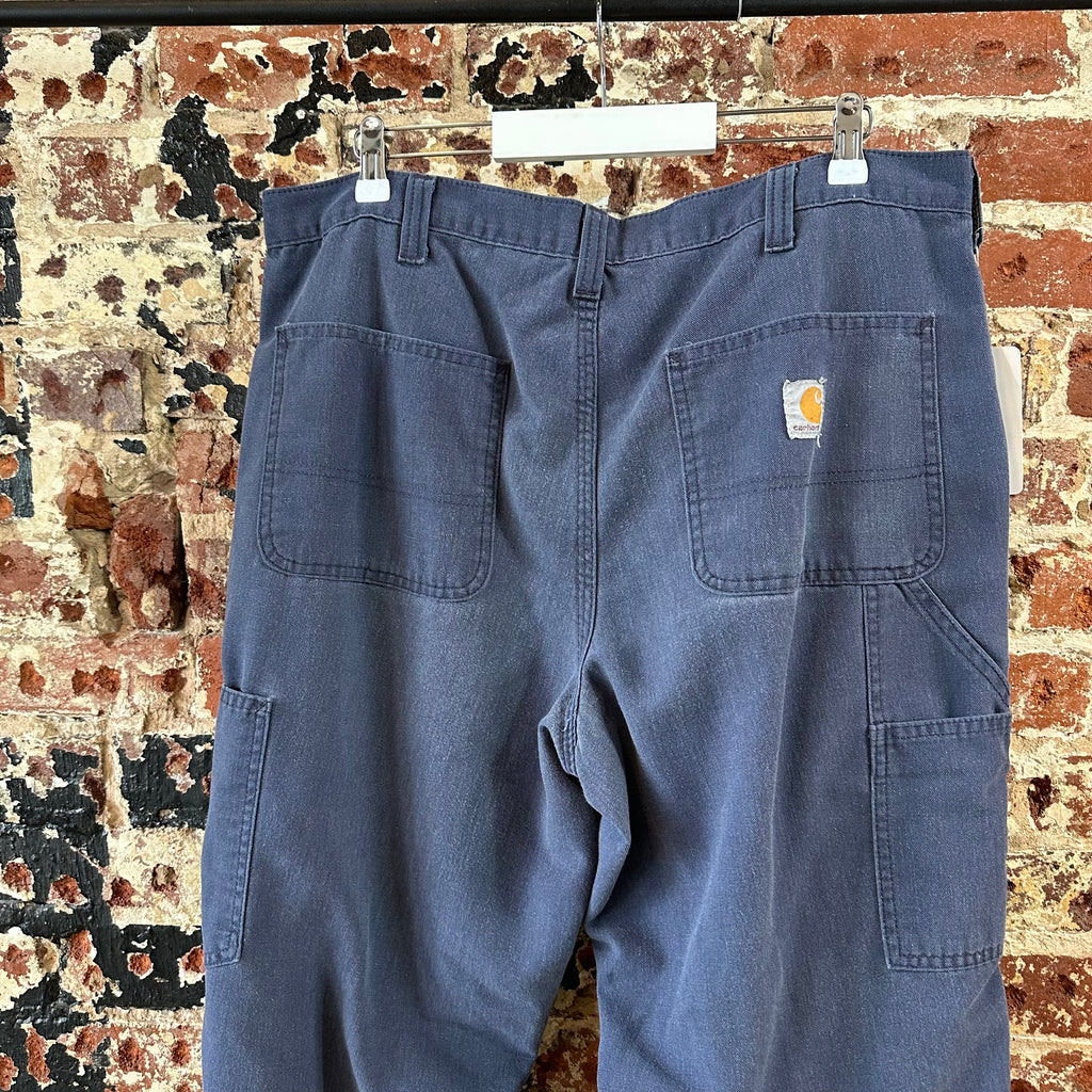 Carhartt Mens 36x30 Blue Pants