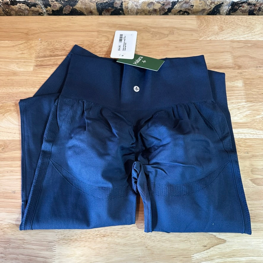 Halara Womens Large Navy Blue Leggings NEW