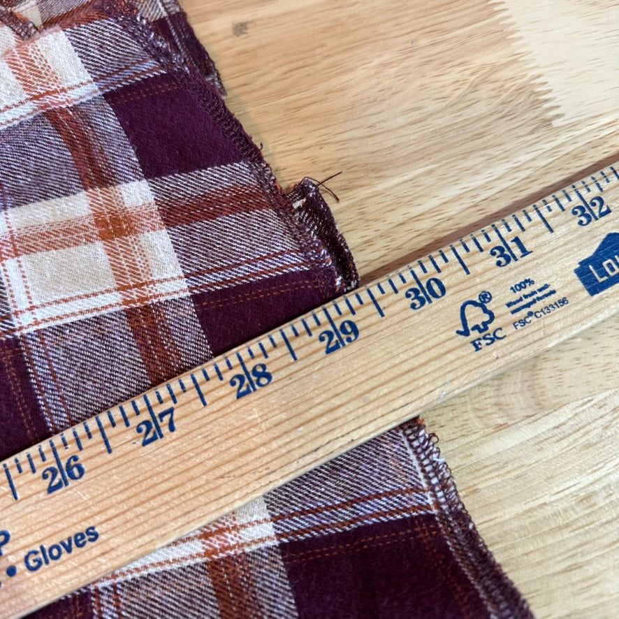 Wrangler Flannel Shirt Mens XL Pearl Snap Button Long Sleeve Brown Plaid
