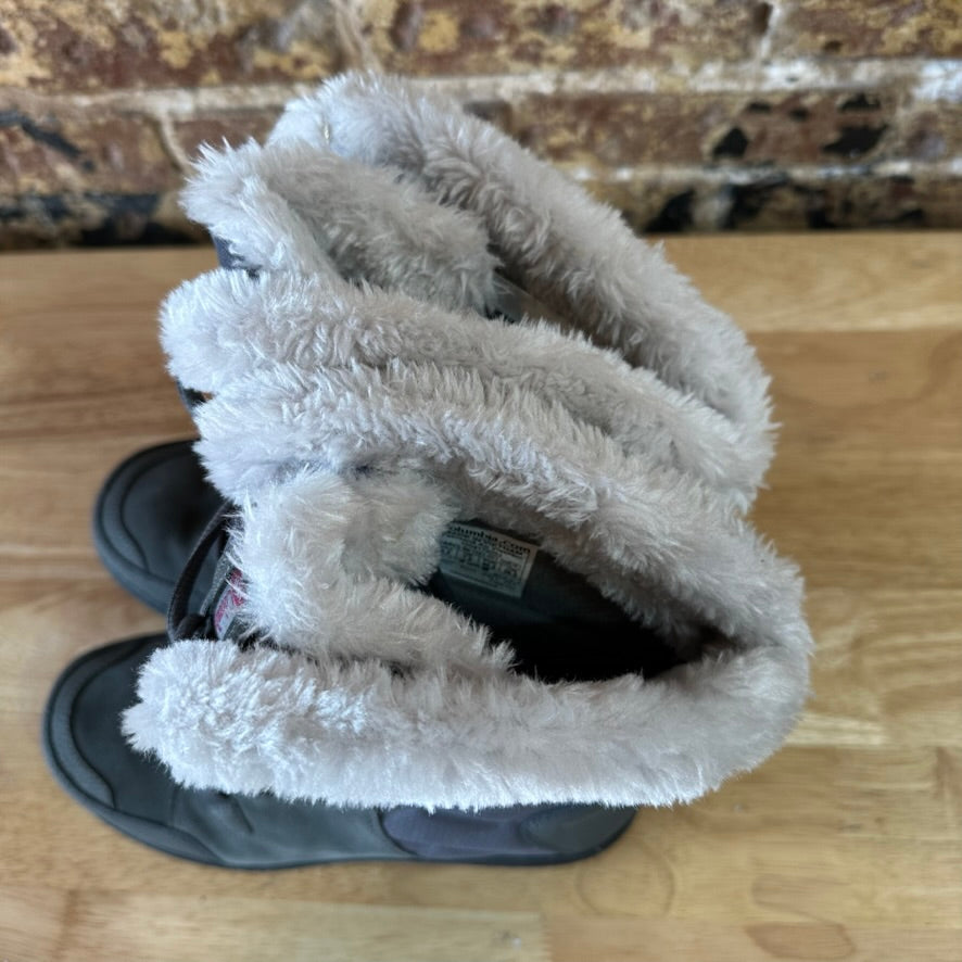 Columbia Boots Womens Size 8.5 Gray Snow Ice Maiden II Waterproof