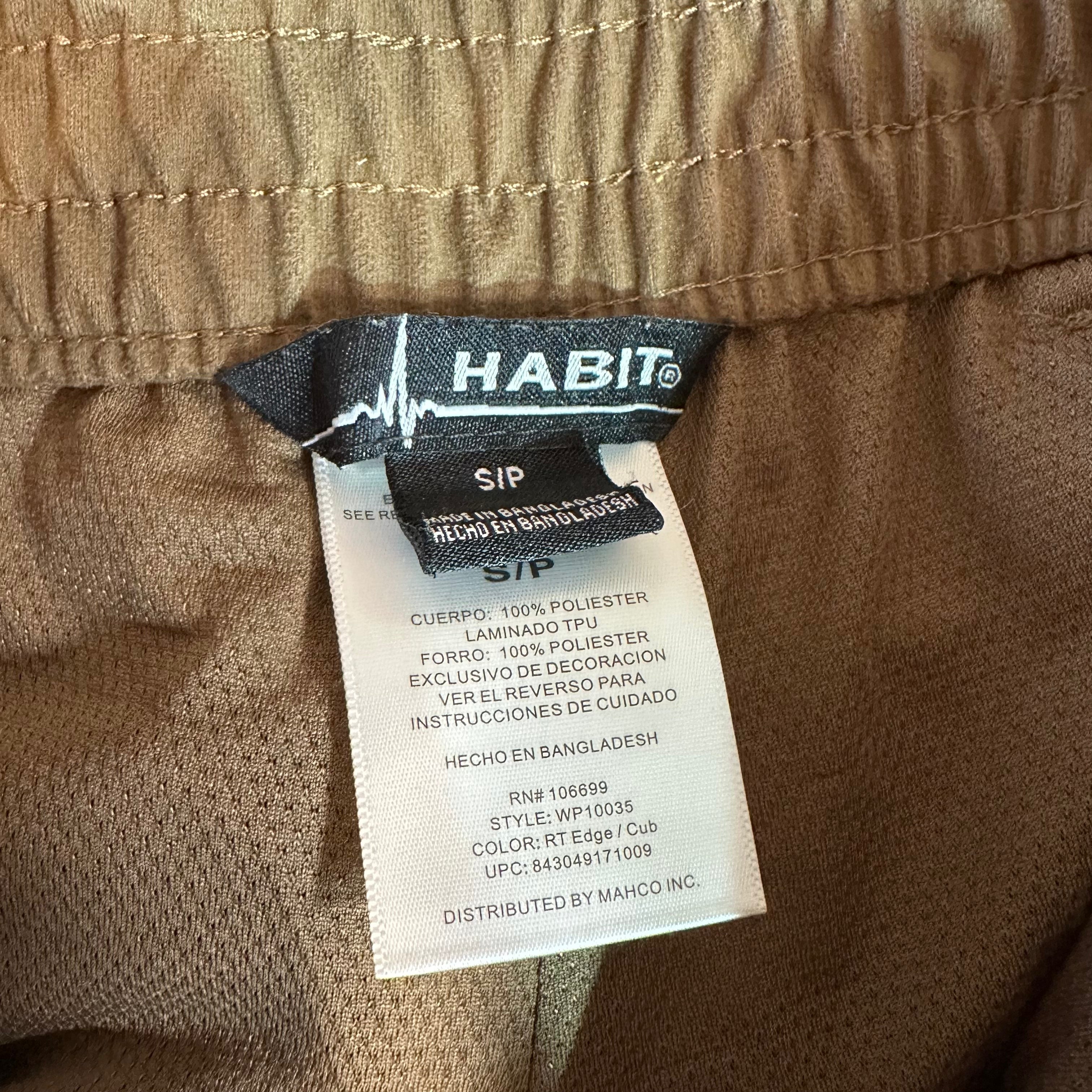 Habit Fleece Camo Pants Youth Small