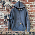 Carhartt J149 CHH Hoodie Full Zip Sweatshirt Gray Mens Size Medium Heavy Work